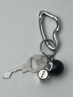 Y2K Punk Star Oval Essential Icon Carabiner Keychain Axe Shaped Mountaineering Car Key Ring Gothic Backpack Decor Korean Fashion