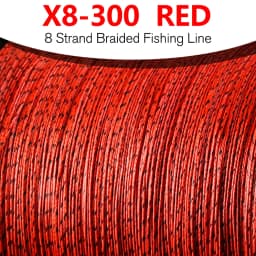 BAKAWA 300M 8-Strand Braided PE Fishing Line High Sensitivity Super Strong Saltwater Carp Fishing Line Good Power Long Casting