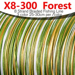 BAKAWA 300M 8-Strand Braided PE Fishing Line High Sensitivity Super Strong Saltwater Carp Fishing Line Good Power Long Casting
