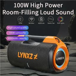 100W Bluetooth Speaker Loud Portable Boombox Wireless Outdoor Party IPX5 Waterproof TWS Stereo Bass Subwoofer 8000mAh