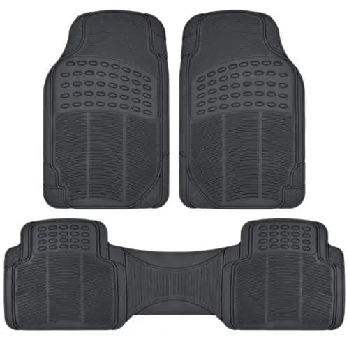 Car Floor Mats for Auto All Weather Rubber Liners Heavy Duty Fits Chevy Vehicles