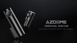 【US Warehouses】AZDOME M300S Dash Cam 4K+1080P Front and Rear Dash Camera for Cars 5.8G WiFi GPS Voice Control WDR Night Vision