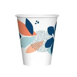 Disposable Paper Cups, 9 oz, Multi-Color, 50 count
