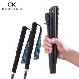 Local+ Carbon City Walking Running Sticks Lightweight T800 Carbon Fiber Collapsible Telescopic Pole Hiking Cane Trekking Poles