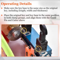 110V Vertical Key Duplicator Automatic Key Cutter Tool for House Door & Car Locksmith, Precision Metal Cutting Machine