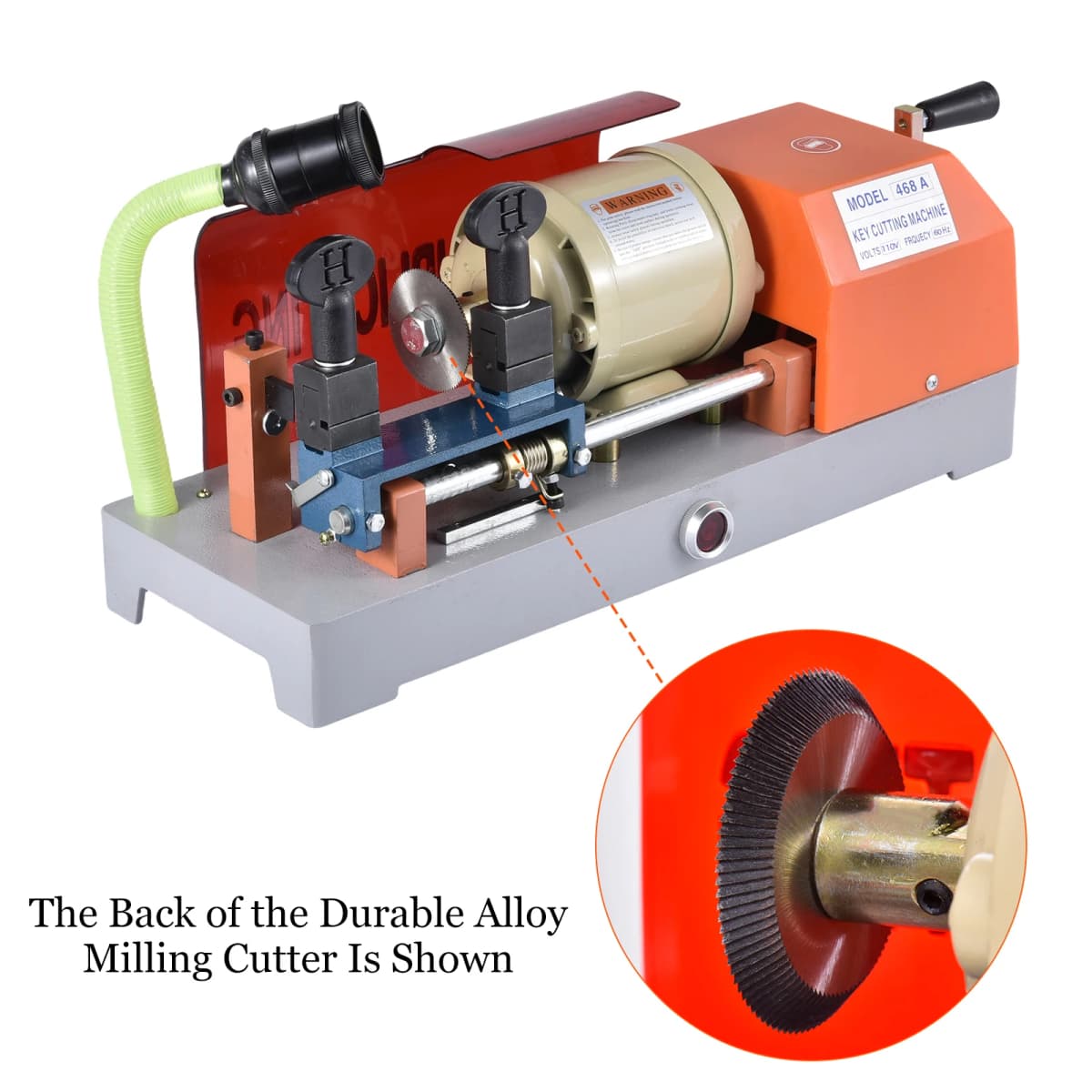 110V Vertical Key Duplicator Automatic Key Cutter Tool for House Door & Car Locksmith, Precision Metal Cutting Machine