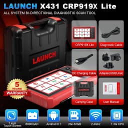 LAUNCH X431 CRP919X Lite OBD2 Diagnostic Tool Bidirectional Scan Tool All System Scanner FCA AutoAuth  2 Years Free Upgrades