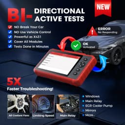 LAUNCH X431 CRP919X Lite OBD2 Diagnostic Tool Bidirectional Scan Tool All System Scanner FCA AutoAuth  2 Years Free Upgrades