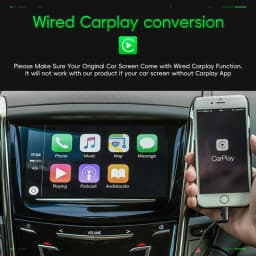 Upgraded Wireless Mirror Connection Adapter, 3-in-1 Car Adapter, Supports 2.4/5GHz WiFi and Wireless 5.0- Compact Car Streaming Device, Compatible with CarPlay and Smartphones, Plug and Play