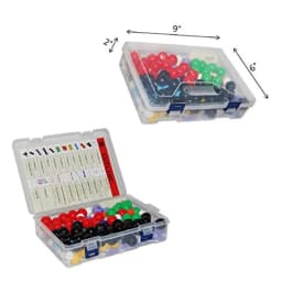 Chemistry Molecular Model Kit 444 Pieces,Student or Teacher Set for Organic and Inorganic Chemistry Learning, Motivate Enthusia