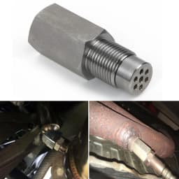 6PCS Sensor Spacer Adapter Check Engine Light CEL mini catalyst O2 Sensor Spacer Adapter M18X1.5