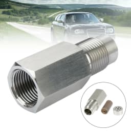 6PCS Sensor Spacer Adapter Check Engine Light CEL mini catalyst O2 Sensor Spacer Adapter M18X1.5