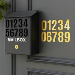 10 Sheets 1.5 Inch Vinyl Number Stickers 0-9 for DIY Crafts Home Decor Mailbox Signs Bottles Classroom Scrapbooks Labeling Proj