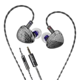 KBEAR Tourbillon-X TB-X IEMS in-Earphone Wired Headphones 10mm CVD-Coated Carbon Fiber Diaphragm Deep BassGaming Headset