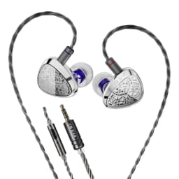 KBEAR Tourbillon-X TB-X IEMS in-Earphone Wired Headphones 10mm CVD-Coated Carbon Fiber Diaphragm Deep BassGaming Headset
