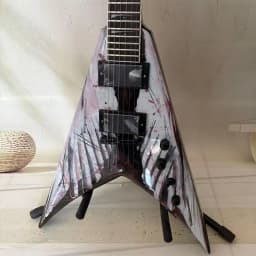 Local Warehouse, Painted Electric Guitar, HH Pickups, Solid Mahogany Body, Rock Music, Stage Performance, Collection, Holiday Gift