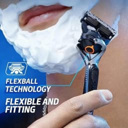 48 Pack Men’s Replacement Razor Blades with Free Razor Handle, Ultra Sharp Stainless Steel Refill Cartridges, Smooth Close Shaving Blades for Face, Head and Full Body Grooming