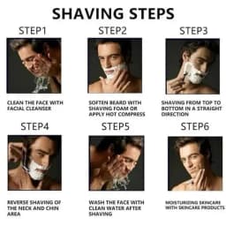 48 Pack Men’s Replacement Razor Blades with Free Razor Handle, Ultra Sharp Stainless Steel Refill Cartridges, Smooth Close Shaving Blades for Face, Head and Full Body Grooming