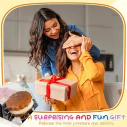 1 sticky cookie soft cute decompression toy | Super soft decompression pinch music, cute child-friendly cookie shape sensory decompression ball, cute design, suitable as a gift to relieve anxiety, suitable for both boys and girls