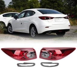 Outer Tail Light for Mazda 3 Sedan 2014-2018 Rear Light Brake Lamp Driving Lamp Turn Signal Lamp Left/Right Taillights