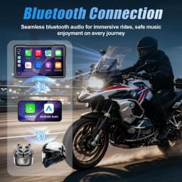 LBW 6-7 inch Motorcycle Wireless CarPlay Android GPS Navigation For BMW F750GS F900GS R1300GS F900XR F1000XR Smart Display