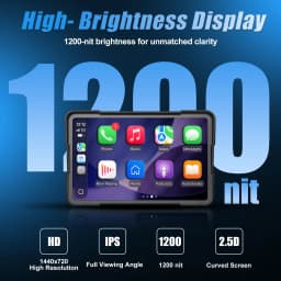 LBW 6-7 inch Motorcycle Wireless CarPlay Android GPS Navigation For BMW F750GS F900GS R1300GS F900XR F1000XR Smart Display