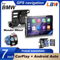 LBW 6-7 inch Motorcycle Wireless CarPlay Android GPS Navigation For BMW F750GS F900GS R1300GS F900XR F1000XR Smart Display