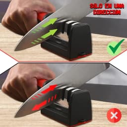 Segment Knife Sharpener Kitchen Multifunctional Manual Sharpening Stone with Non Slip Base Kitchen Utensils Grinding Tools