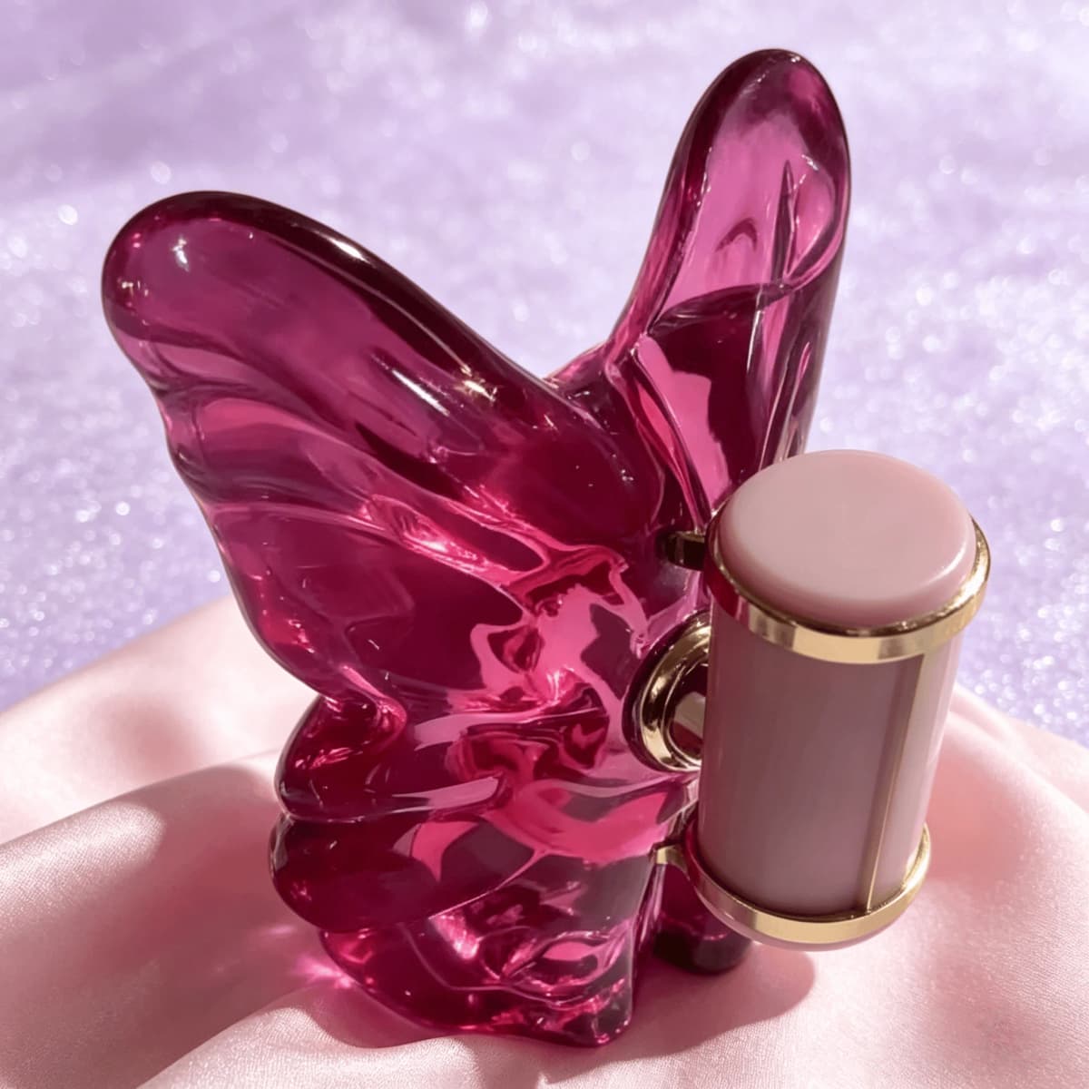 LA BOMBA 80ml Butterfly-Shaped Perfume – Vivid Pink Glamour Fragrance, Sophisticated Feminine Luxury Aroma