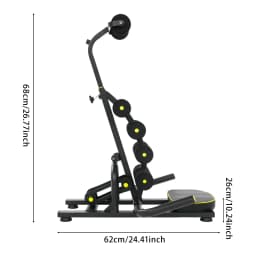  Compact Back Stretcher, Adjustable Inversion Table, Portable Pain Relief Machine for Spinal Stress Decompression