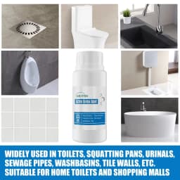 Active Oxygen Toilet Cleaner, Household Limescale & Stain Remover for Bathroom Toilets