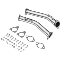 Catless Straight Exhaust Downpipe Stainless Steel For Nissan 370z Infiniti G37 3.7L 08-18