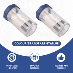 3 Pieces Hydrogen Peroxide Contact Lens Case Cleaner, Eye Scleral Contact Lens Stiff Clip Washer Machine, Portable