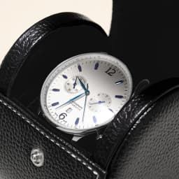 Oirlv Faux Leather Watch Box Premium Watch Storage Case & Watch Holder – Portable Watch Case for Travel/Daily Use Black & Brown