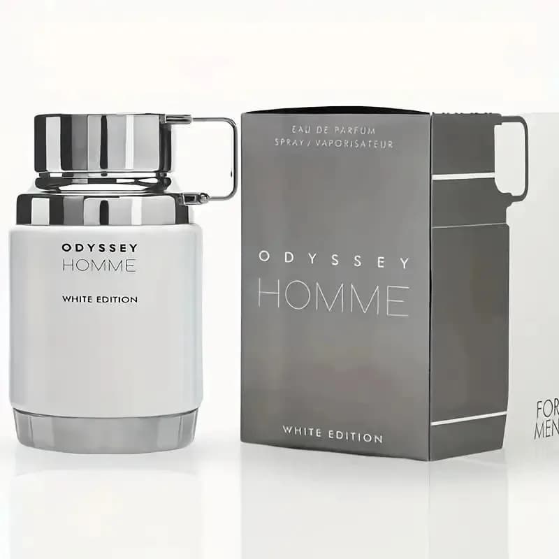 Odyssey Homme White Edition white limited edition men's perfume spray fresh wood tone, lasting fragrance, unique and advanced, suitable for any venue