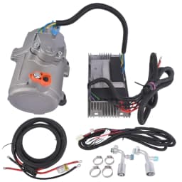 AP03 Universal Auto 12V Electric Semi-closed Horizontal Scroll A/C Compressor Kit