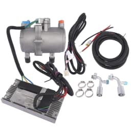 AP03 Universal Auto 12V Electric Semi-closed Horizontal Scroll A/C Compressor Kit