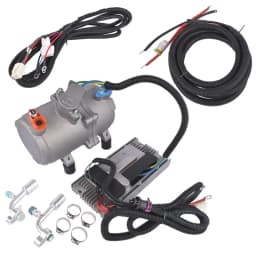 AP03 Universal Auto 12V Electric Semi-closed Horizontal Scroll A/C Compressor Kit