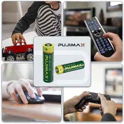 PUJIMAX 240/160/80/40-Piece AAA + AA Battery Pack, 1.5V Carbon-Based Battery, Suitable for Wireless Mice, Remote Controls, Jack-O'-Lanterns, Christmas Gifts, Razors, Etc., Non-Rechargeable
