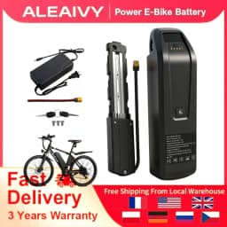 Ship from USA 48V E-Bike Battery Genuine / 5 Pin Hailong 36V 48V 52V 20Ah / 20000mAh 200W -1500W Electric Bicycle Bike Ebike 18650/21700 Lithium Battery Pack 40A BMS for Bafang BBS02 BBS03 BBSHD Motor With 2A Charger, XT60 Connector, USB Port and Base
