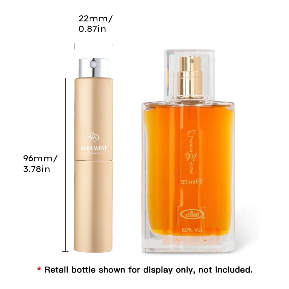 Al Rehab - Choco Musk EDP Travel Spray (5ml), Genuine Fragrance Decant, Not Original Bottle, Sample Size