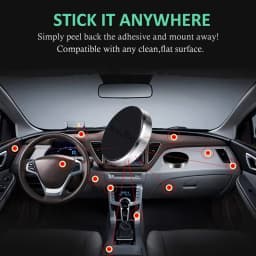 2PC Magnetic Car Phone Holder Universal Car Phone Stand for iPhone Xiaomi Huawei Samsung Dashboard Wall Mounted Car Magnet Sticker