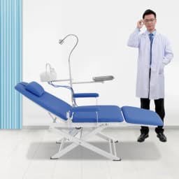 Portable Foldable Mobile Dental Treatment Chair No Turbine Equipped For Clinic Hospital Beauty Salon Mall Use