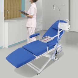 Portable Foldable Mobile Dental Treatment Chair No Turbine Equipped For Clinic Hospital Beauty Salon Mall Use