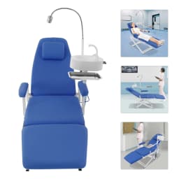 Portable Foldable Mobile Dental Treatment Chair No Turbine Equipped For Clinic Hospital Beauty Salon Mall Use
