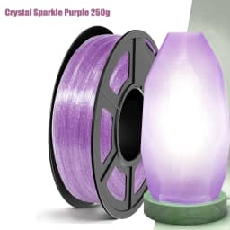 1.75mm Translucent Crystal Studded PLA 3D Printer Filament 250G Spool Dimensional Accuracy ±0.02mm For Most FDM 3D Printers
