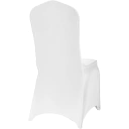 READOR 100pcs Stretch White Chair Slipcover Party Banquet Wedding Spandex Chair Covers for Events