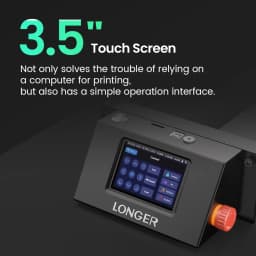 LONGER 20W 10W 5W Smart Laser Cutter & Engraver 400x400mm WiFi Touchscreen Laser Cutting Engraving Machine for Wood Acrylic Leather Metal DIY Workshop LightBurn LaserGRBL