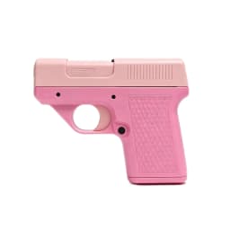 （No Gas）Windproof Refillable Pink Lighter Cigarette Case Creative Gun Shape Smoke Holder Gift for Boyfriend