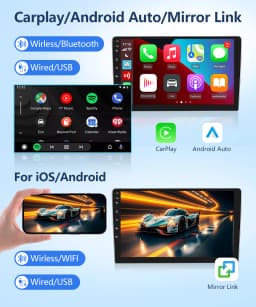 Qualcomm Android 14 Carplay Auto Car Radio Multimedia Player For Toyota Prius XW30 2009 - 2015 2din Audio Autoradio Stereo GPS